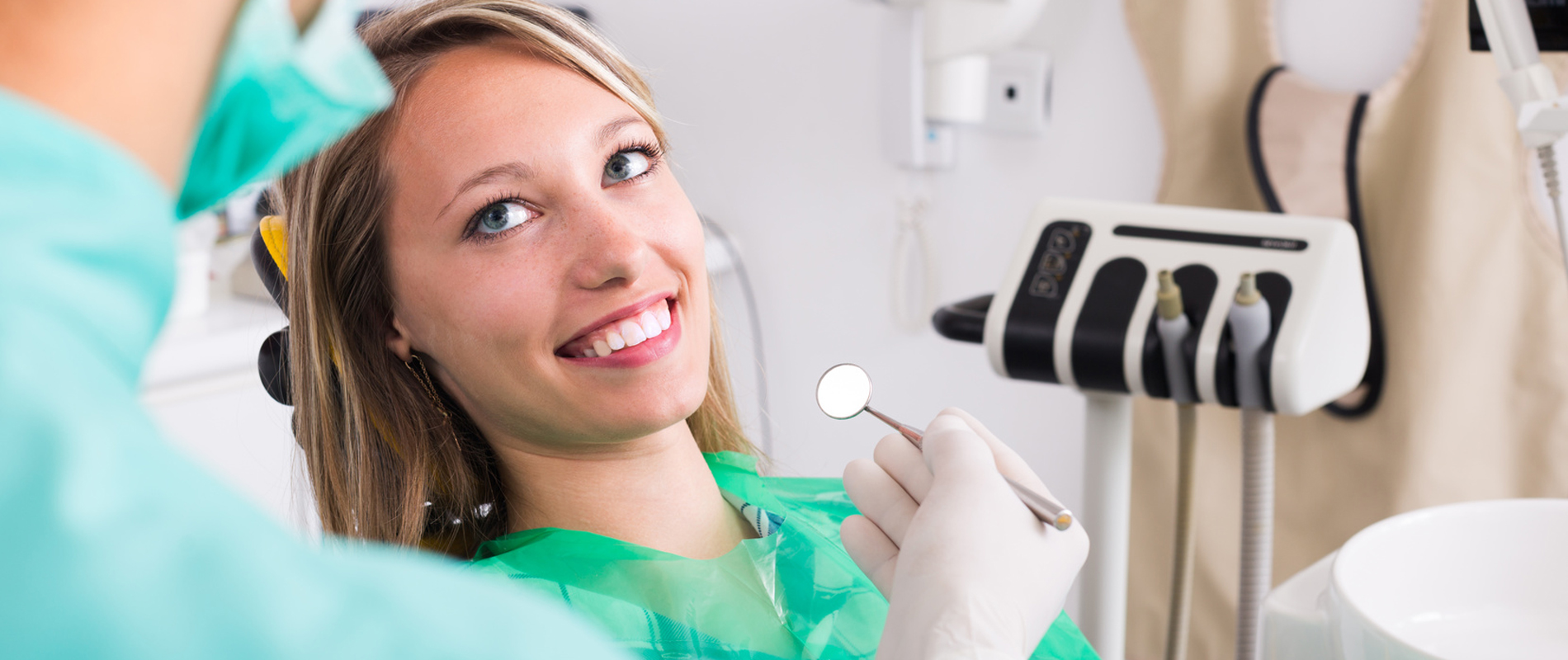Dental Patient Smiling at Dentist